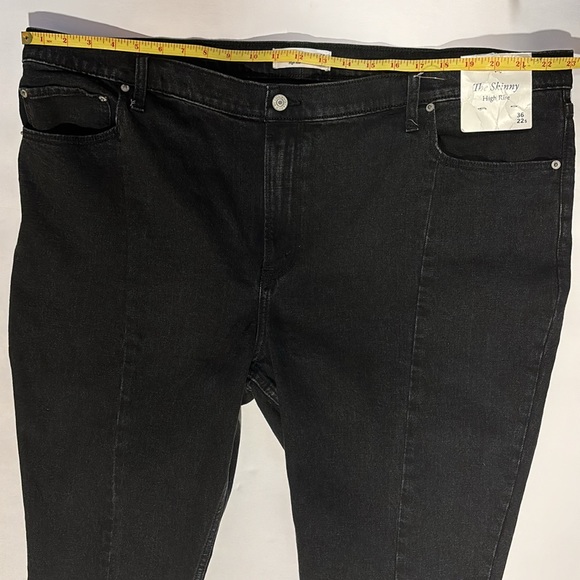 Abercrombie & Fitch Women The Skinny High Rise Black Jeans 36/22S New - Picture 4 of 10